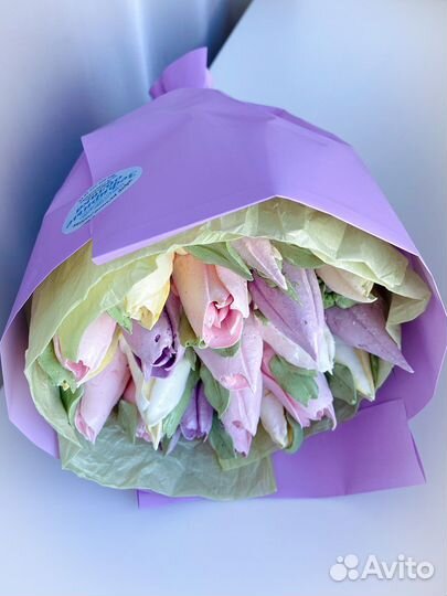 Зефирные тюльпаны