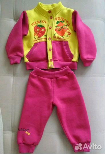 Костюм с начёсом на рост 86