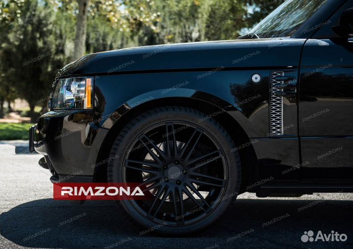 Кованые диски R23 на Range Rover