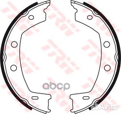 Колодки барабанные land rover freelander 2 GS87