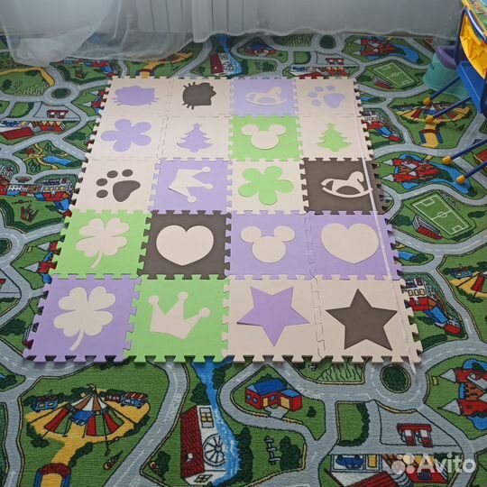 Коврик пазл