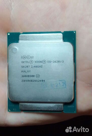 Процессор intel xeon e5 2620-v3 + кулер
