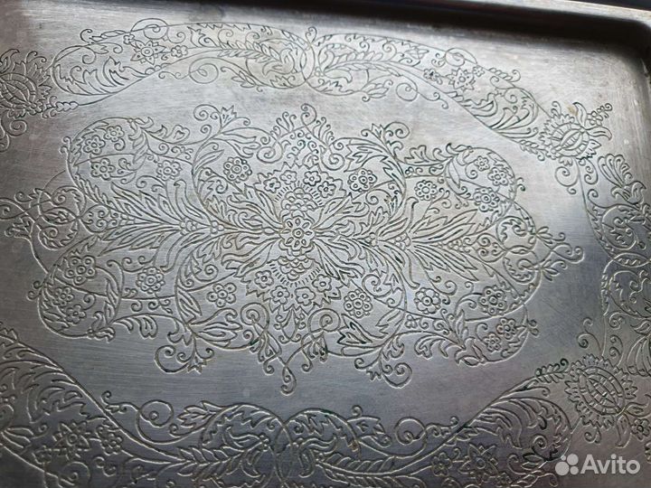 Поднос с гравировкой СССР