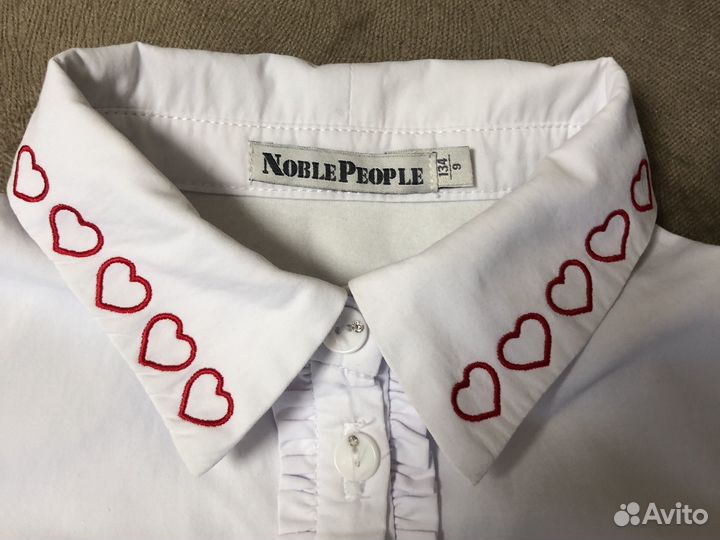 Блузка школьная на девочку белая