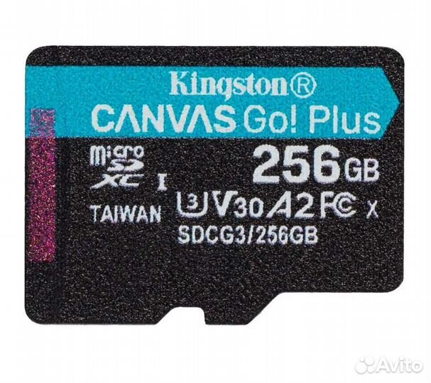 Карта памяти Kingston microsdxc Canvas Select Go P