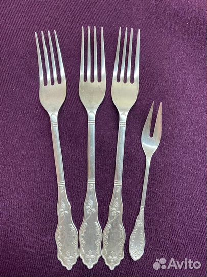 Вилки серебро 925