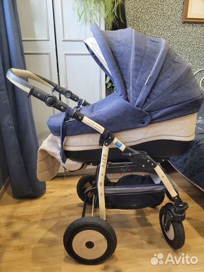 Коляска люлька с автокреслом