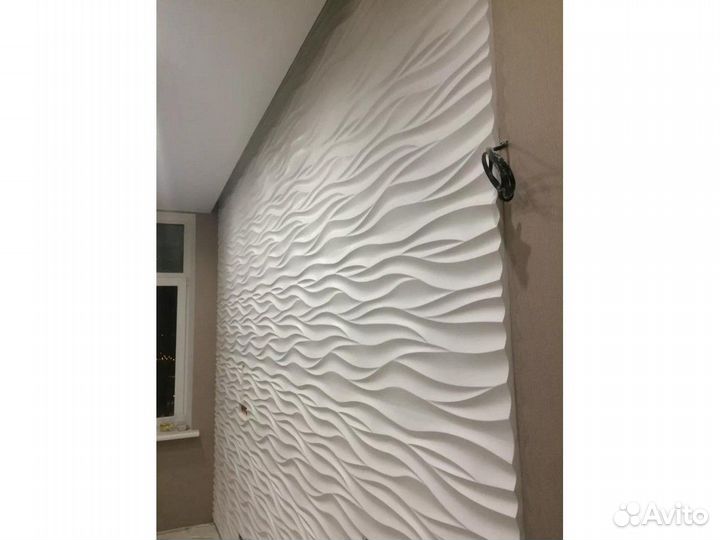 3D панели из гипса