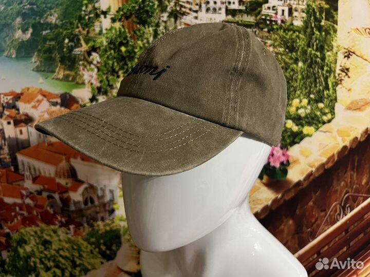 Летняя бейсболка Brioni олива