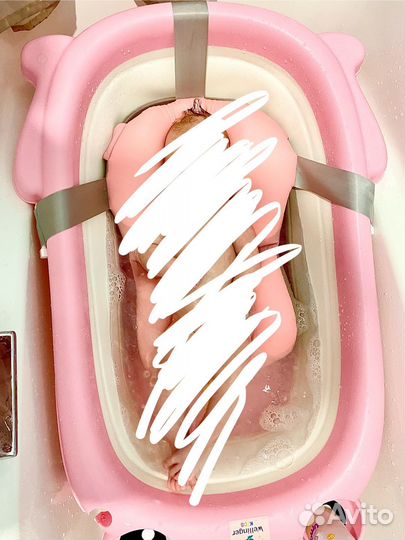 Ванночка для купания складная