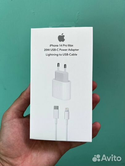 Блок iPhone 20w+кабель