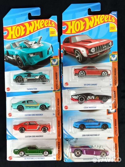Hot wheels серия Muscle Mania set