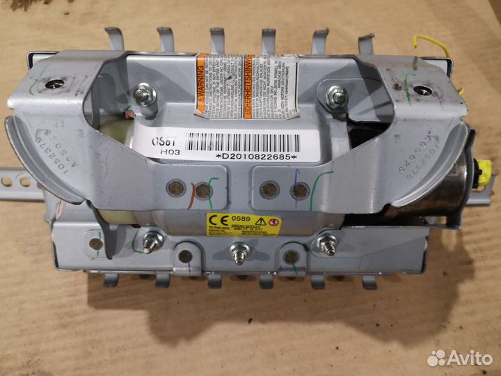 Подушка безопасности в панель Mazda 6 GH