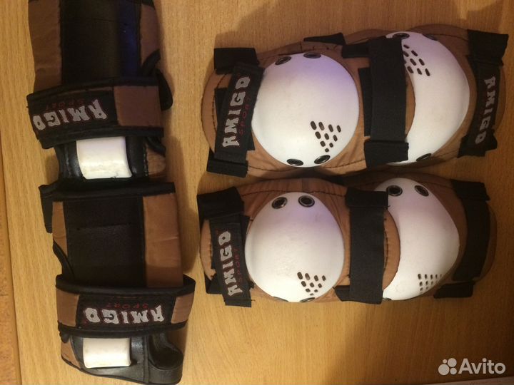 Защита-шлем наколенники налокотники