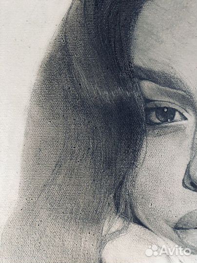 Портрет по фото карандашом