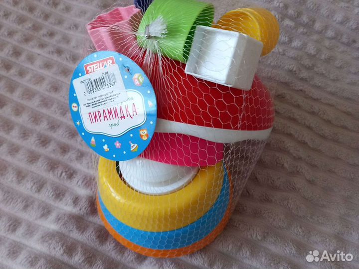 Пирамидка и сортер 2 в 1