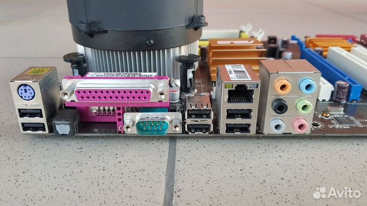 Материнская плата asus P5QL (P43) + проц E7500