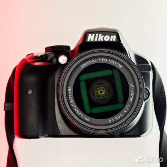 Фотоаппарат Nikon d3300 kit 18к пробег + комплект
