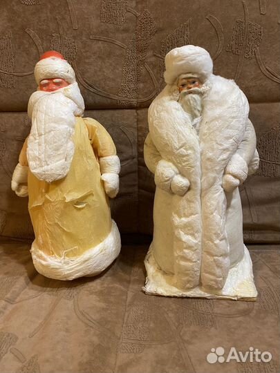 Елочные игрушки СССР дед морозы одним лотом
