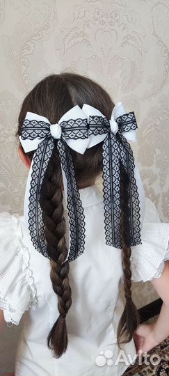 Бантики белые, бантики в школу, бантики в сад