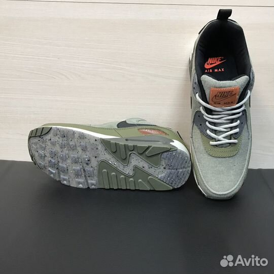 Кроссовки Nike Air Max 90 зеленые мужские