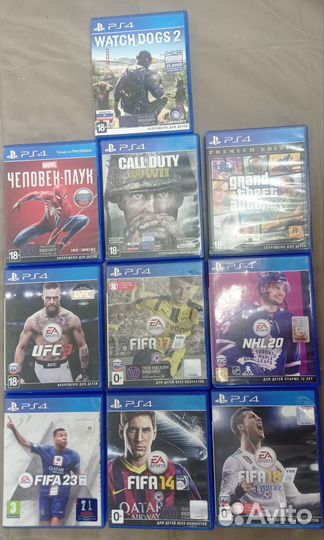 Диски для playstation 4