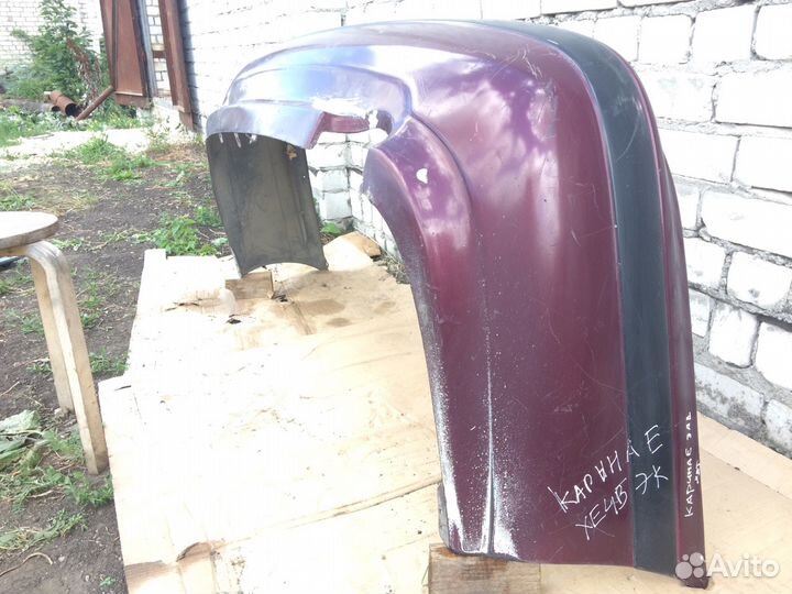 Задний бампер Toyota Carina E хетчбэк