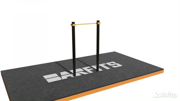 Уличный турник для дачи свс-1 76мм пластик