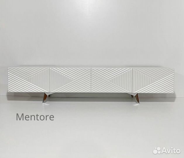 Тумба тв Bravo в белом цвете