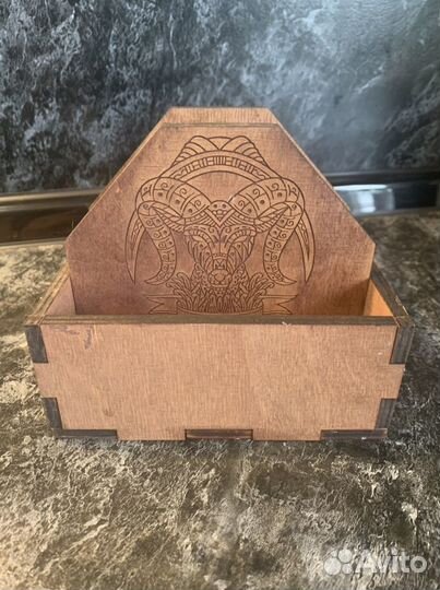 Салфетница из фанеры