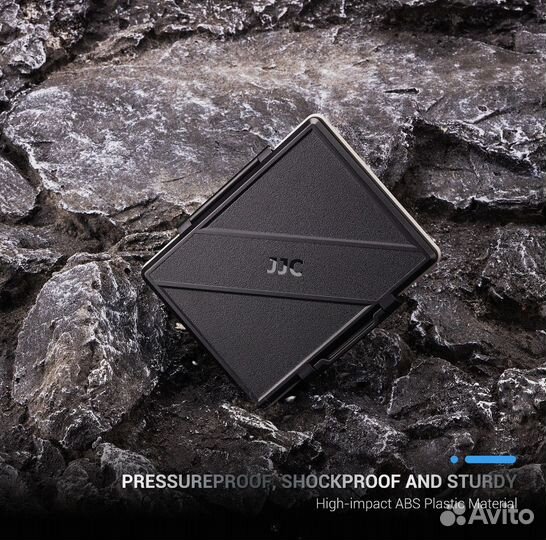 Коробка JJC для 2,5 SSD на 2 слота, ударопрочная