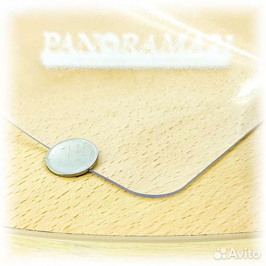 Скатерть из гибкого стекла на стол защитная