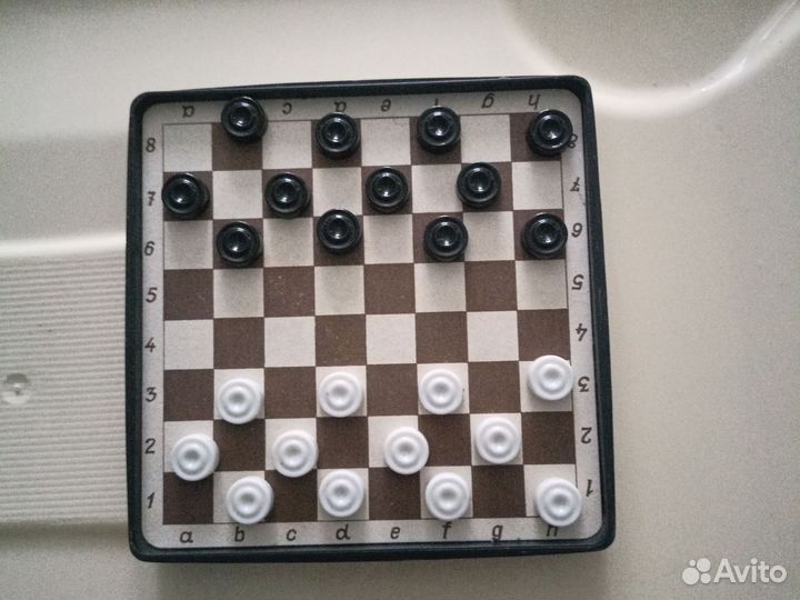 Шашки дорожные СССР на магните