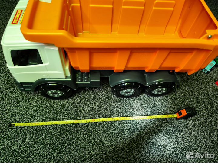 Грузовик, машинки детские, замок, игрушки