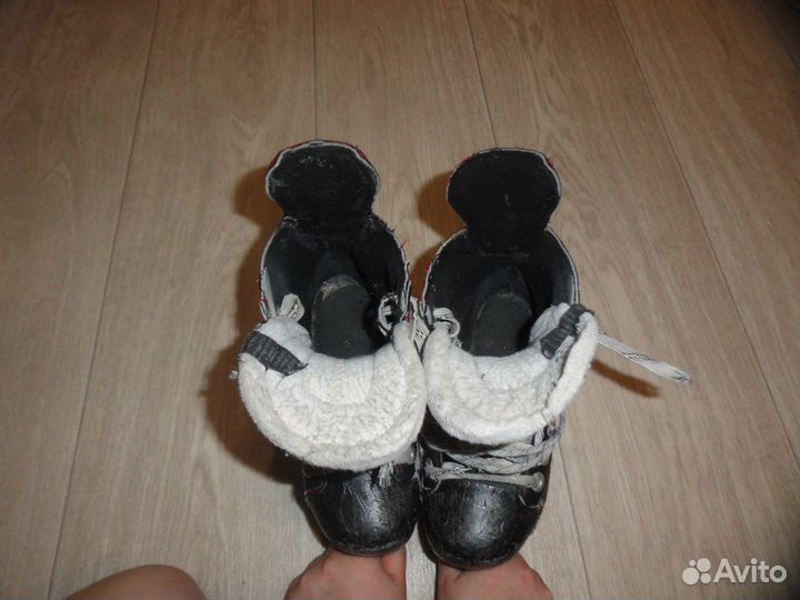 Коньки хоккейные bauer, 32 размер