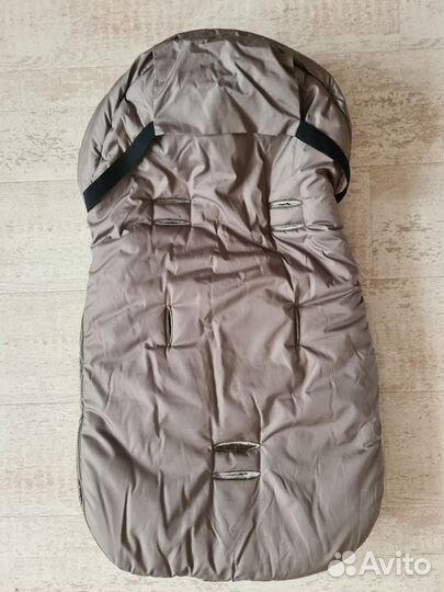 Зимний конверт в коляску на овчине