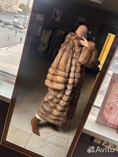 Шуба куница 120 см