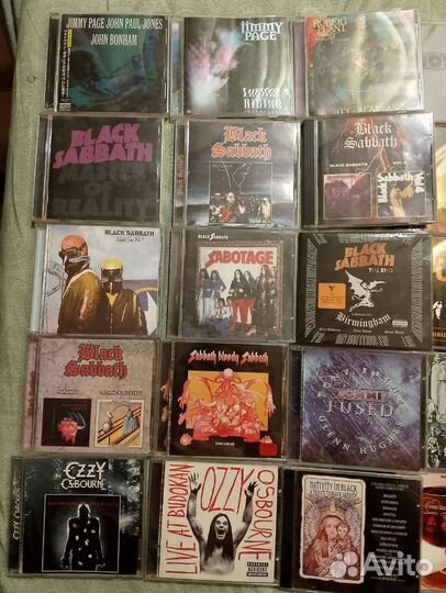 CD LED Zeppelin,Black Sabbath,Deep Purple