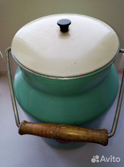 Бидон алюминевый на 8 литров советский