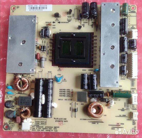 Блок питания для телевизоров rs078d-4t02