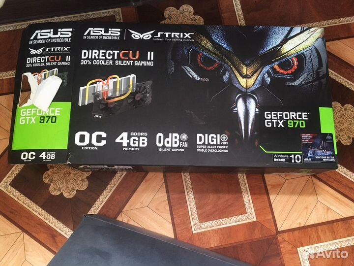 Видеокарта asus strix gtx 970 4gb