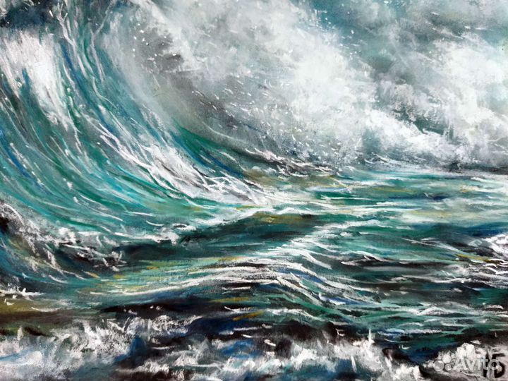 Авторская картина с морем 