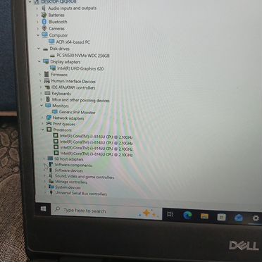 Ноутбук Dell 3400 i3-8gen /8/SSD 256 gb /Full
