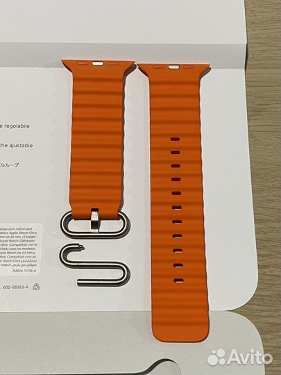 Ремешок Apple Watch Ultra 2 Orange Ocean Band 49mm