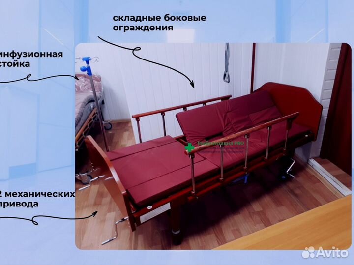 Кровать для лежачих больных