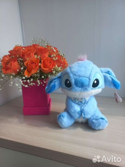 Стич синий и сиреневый