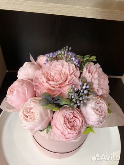 Букет из мыла ручной работы