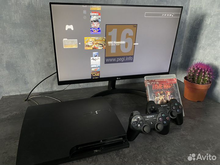 Sony PS3 slim с играми