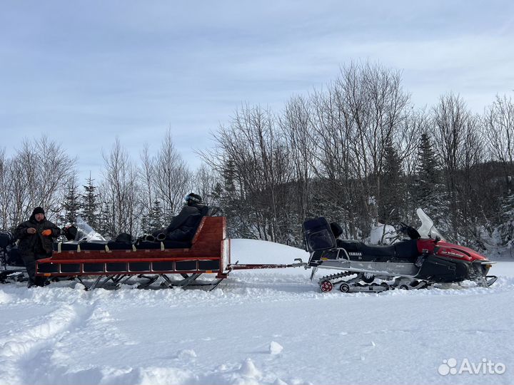 Сани для снегохода пассажирские-грузовые