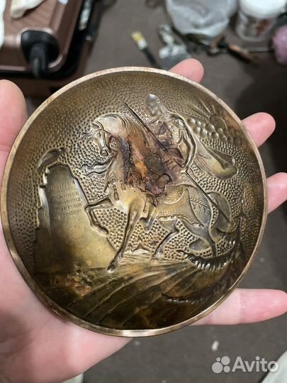 Пепельница Богатырь на распетье СССР